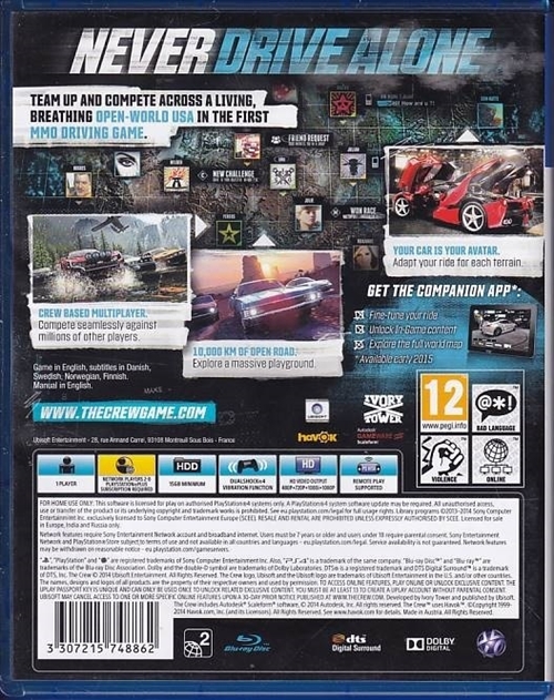 The Crew - PS4 (A Grade) (Genbrug)